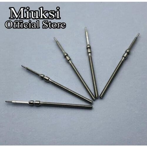Miuksi stainless steel crown kit 2813 movement winding stem
