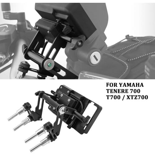 Motorcycle Adjustable Extend Stand Holder Mobile Phone GPS Navigation Bracket XT700Z For YAMAHA Tenere 700 T7 T700 XT 700 Z