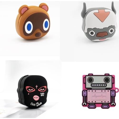Cartoon Earphone Case for Samsung Galaxy Buds Live/pro 2021 Wireless Headset Shockproof Silicone Protect Headphone Cover