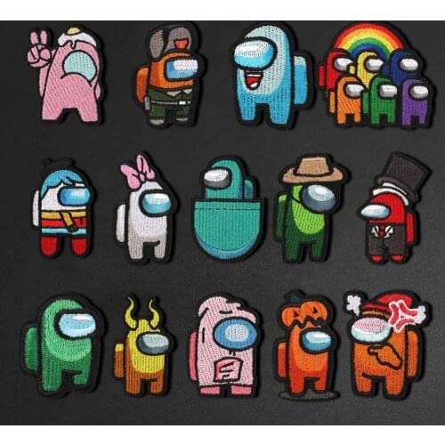 Cartoons Classic game character, Patches Iron On Thin Coat Embroidery Childrens clothing jacket Accessories