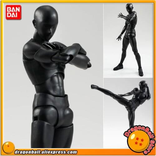 Original BANDAI Tamashii Nations S.H.Figuarts / SHF Action Figure - Body-kun (Solid black Color Ver.)
