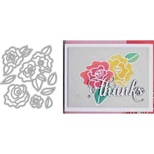 Attractive Flower Wavy Outlines Metal Cutting Dies Scrapbooking Album Paper DIY Cards Crafts Embossing Dies New 2020