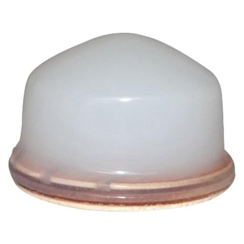 White Color Printing Rubber Head Round Crystal Pad Durable Pneumatic Accessories Silicone Imported Material