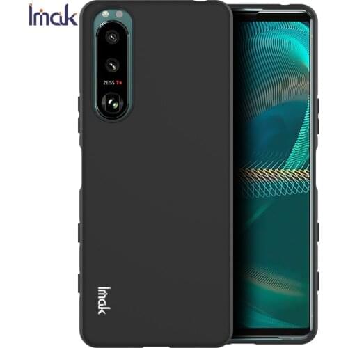 For Sony Xperia 1 5 10 III imak Phone Case Luxury Shockproof Classic Soft TPU Rubber Case Cover
