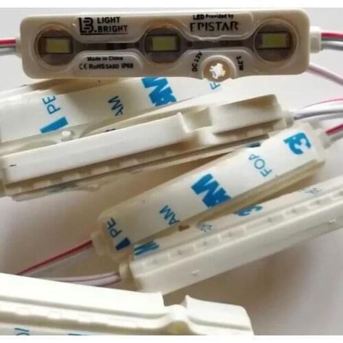 Super brighter 500PCS SMD 5630 5730 3 LED 1.5W Module DC12V waterproof IP67 led module lighting for sign letter free shipping