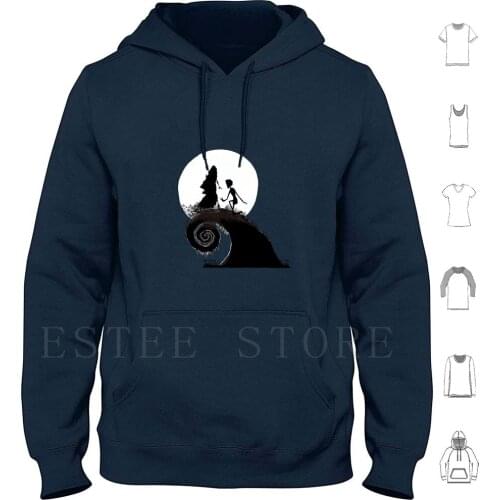 Corpse Hill Hoodies Long Sleeve Corpse Bride Nightmare Before Christmas Tim Burton Johnny Depp