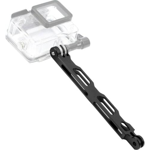 Sports Camera Outdoor Aluminium Alloy Extension Arm Bracket Black Lengthened Rod Accessories Selfie Replacement Universal Pole