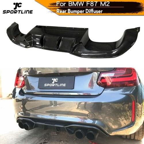 Carbon Fiber Rear Lip Diffuser Spoiler For BMW 2 Series F87 M2 Rear Bumper Spoiler Car Styling Back Diffuser