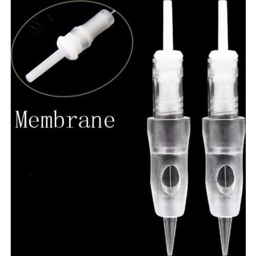 20pcs Membrane Needles Cartridges screw type Eyebrow Tattoo Needle cartridge for permanent makeup Wireless Machine