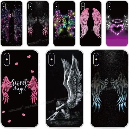 Angel Wings Cover For LG Wing Harmony 4 K42 Q61 Q51 K52 K62 Q52 K92 K71 Q92 Q920 V30 Q7 K22 Plus Style3 L-41A V40 X Power 3 Case