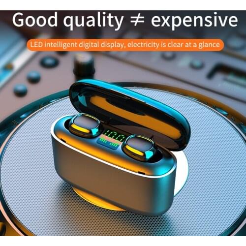 3500mah LED Bluetooth Wireless Earphones Headphones Earbuds TWS G5s Touch Control Waterproof Mini Stereo Earphones Noise Cancel