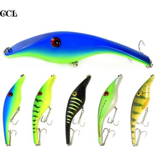 CCLTBA Jerk Bait for Fishing 140MM 43G Hard Body Sinking Pike Musky Wobblers Fishing Tackle