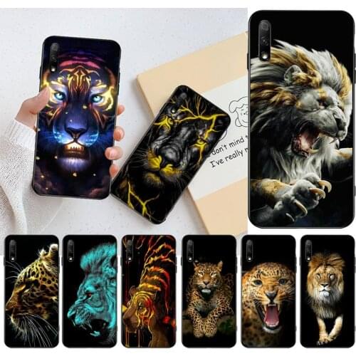Animal Lion Tiger Cheetah Phone Case for Huawei Honor 30 20 10 9 8 8x 8c v30 Lite view pro
