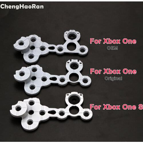 ChengHaoRan 10pcs Grey Silicone Conductive Rubber Conductive Rubber Button For Xbox One S Controller D Pad Button for Xboxone
