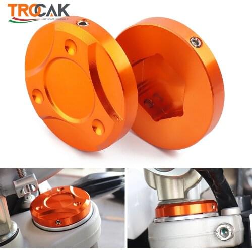 For KTM DUKE 125 200 250 390 690 990 1090 1190 1290 2013-2020 Motorcycle CNC Aluminum Front Fork Suspension Top Cover Cap