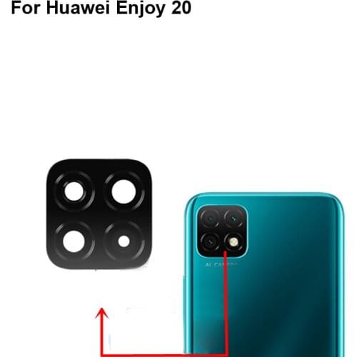 2PCS High quality For Huawei Enjoy 20 Back Rear Camera Glass Lens test good For Huawei Enjoy20 Replacement WKG-AN00