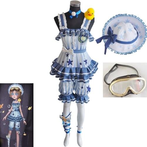Identity V Tracy Reznik Re-Swim Cosplay Costume Re-Swim Cute Sports Meeting Swimsuit Costume