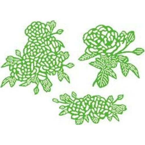 YINISE Metal Cutting Dies For Scrapbooking Stencils FLOWERS DIY Album Paper Cards MAKING Embossing Folder Die CUT Cuts TEMPLATE