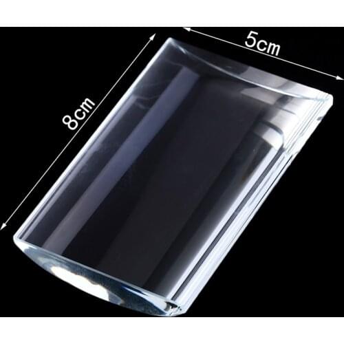 Fashion U Shape Eyelash Extension Tool Jade Stone Individual Eyelash Glue Holder Pallet False Eyelash Extensions Adhesive Tool