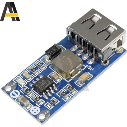 1pcs 9V 12V 24V to 5V 3A USB Step-down Voltage Regulator Module DC-DC Converter Phone Charger Car Power Supply Module