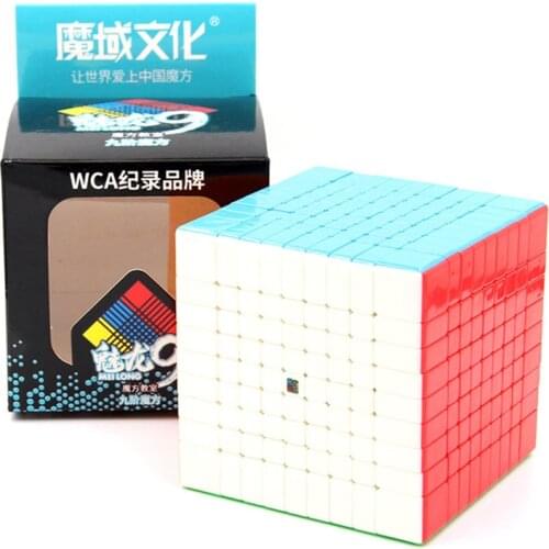Moyu Meilong 9x9X9 Magic Cube Stickerless Speed Professional 9x9 Toys for Adults Puzzles Cubes Educational Toy For Kid Gift