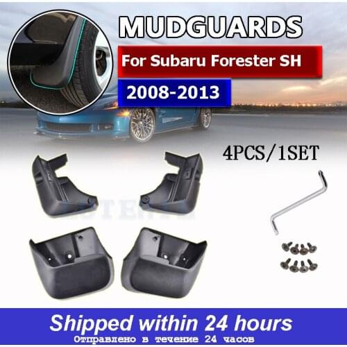 Set Car Mud Flaps For Subaru Forester SH 2008 2009 - 2013 Mudflaps Splash Guards Mud Flap Mudguards Fender Front Rear 2010 2012