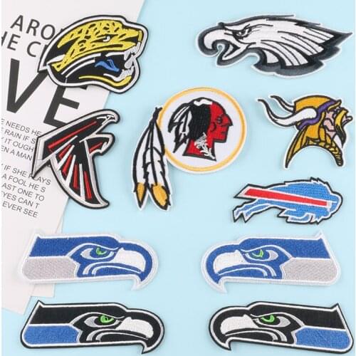 Indian elders Patches Embroidery Badge Applique Clothes Ironing Sewing Supplies Decorative Iron-on Patch Eagle head Badges