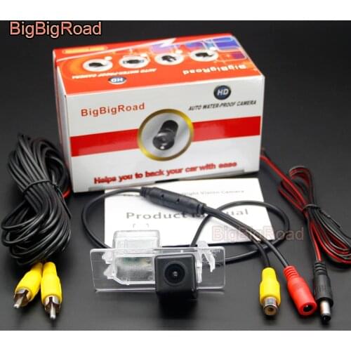 BigBigRoad Car Rear View Parking CCD Camera For Volkswagen T6 Transporter Multivan 2015 2016 2017 2018 Phideon Variant 2015 2016
