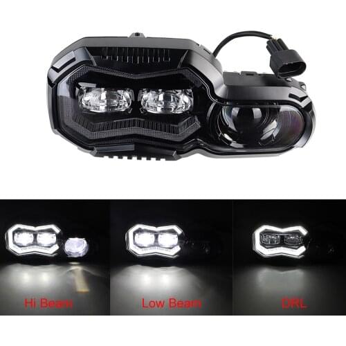 For F650GS/F700GS/F800GS F800ADV F800R LED Headlight Assembly Motorcycles Light Replacement Headlamp