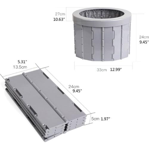 Portable Folding Camping Toilet Travel Outdoor Commode Porta Potty Car Toilet