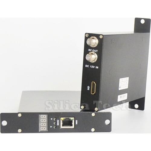 Professional ATSC modulator HDMI 1 Route, ATSC J.83B receiver signal source Ethernet/WIFI/Panel Setting