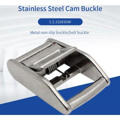 Stainless steel 304 316 belt buckle webbing buckle zinc buckle tension belt press buckle