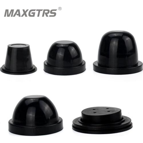 1x HID LED Headlight Car Dust Cover Rubber Waterproof Dustproof Sealing Headlamp Cover Car Styling Accessories DIY Retrofit Work