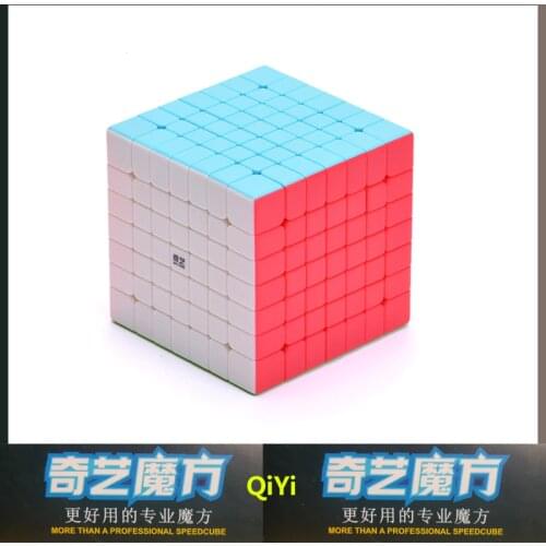 QIYI QiXing S 7x7x7 Magic Speed Cube Stickerless Professional Puzzle Cubes Brain Teaser Adult turning smoothly Toys For children