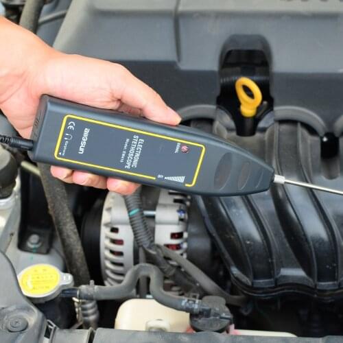 Repair Tools With Short/Long Probe noise finder Automotive Noise Sensor Finder High Sensitivity Machine Noise Meter allsun EM410