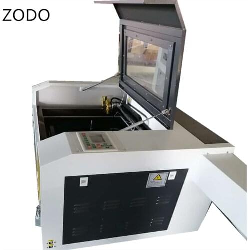 Rotary Laser Cutting Machine 80w 4060 CO2 Laser Cutter For Wood Acrylic Nonmetal Crafts Engraving Cutting With Ruida Control