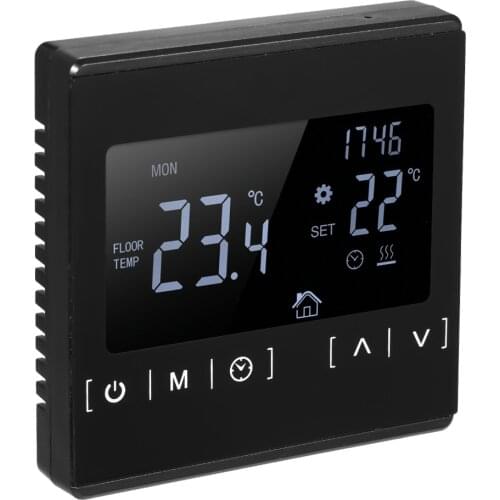 Water Heating Thermoregulator LCD Touch Screen Thermostat Electric Floor Heating System AC85-240V Temperature Controller Tools