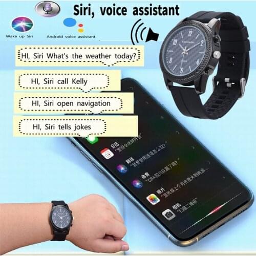 X5 smart watch with voice assistan quartz pointer talking watch bluetooth 5.1 speaker quartz sports watch 360mah big battery