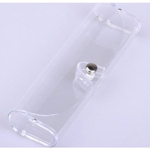 Contracted Transparent Glasses Case Unisex Simplicity Portable Reading Glasses Box Trendy Lightweight Practical PVC Glasses Case