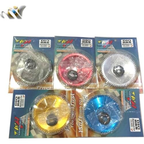 Free Shipping taiwan TWH aluminum Fan Variator Racing Scooter Variator CNC for GY6 50 80 139QMB/QMA ZX Dio 50 Scooter Moped