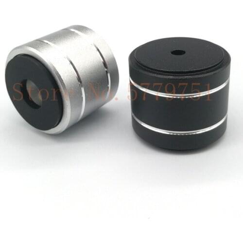 4pcs 30x25mm aluminum machine foot pad player foot Spike all aluminum alloy power amplifier foot shock proof anti-skid foot pad