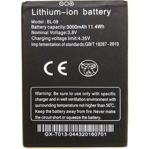 ISUNOO Phone Battery BL 09 For 3000mAh THL T9 Pro Battery BL-09 for THL T9 Pro