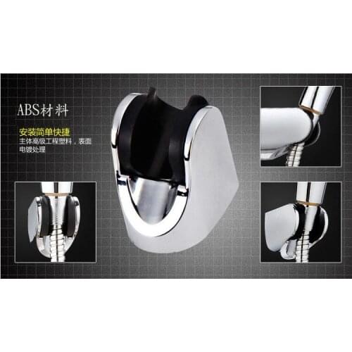 Bath Accessories thickening plating ABS Plastic Shower Seat Shower hose fixing seat Handheld Shower Head Holder