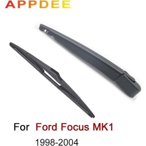 APPDEE Wiper 12" Rear Wiper Blade & Arm Set Kit For Ford focus MK1 Estate 1998-2004 Windshield Windscreen Rear Window