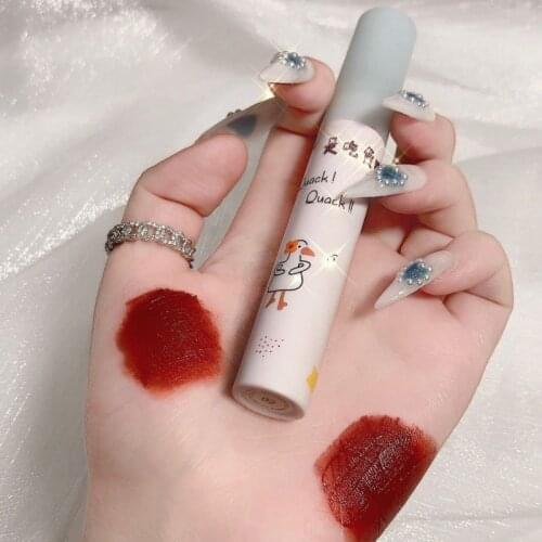 Velvet Matte Lip Gloss 6 Color Cute Long Lasting Waterproof Non-Stick Cup Lip Mud Silky Smooth Liquid Lipstick Beauty Cosmetic