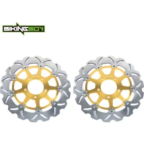 BIKINGBOY For Suzuki GSXR 600 750 97-03 GSX-R 1000 01 02 TL 1000 R 98-03 TL 1000 S 97-01 00 99 Front Brake Discs Rotors Disks
