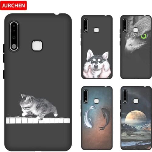 JURCHEN Phone Cases For Samsung Galaxy A70E Shell Cute Print Cartoon Animal Pattern Silicone Matte Cover Galaxy A70E A70 E TPU