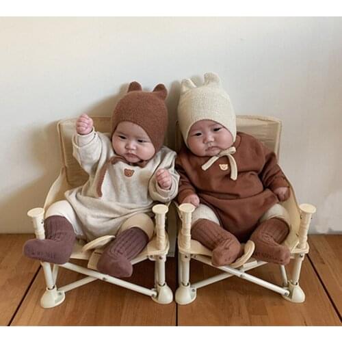 2021 Autumn Winter Newborn Baby Romper Infant Boy Girl Overalls Jumpsuits Kids Clothes Children Toddler Warm Long Sleeve Rompers