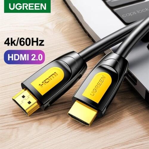 Ugreen 4K/60Hz HDMI-compatible 2.0 Cable Splitter High Speed 2.0 HDMI-compatible Cable for Xiaomi Mi Box TV PS4 Gold Plated