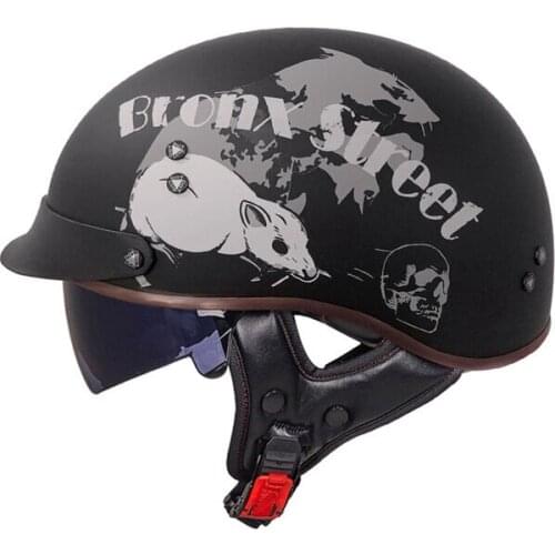 GXT DOT Retro Motorcycle Helmet Men Women Moto Helmet Summer Open Face Scooter Biker Motorbike Riding Helmet Certification MT-4